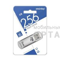Флешка USB3.0 256 Гб Smartbuy  V-Cut  серебро Флешка USB3.0 256 Гб Smartbuy  V-Cut  серебро