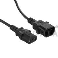 Кабель монитор - компьютер 220V (UPS -> устройство) <VDE> 3G*0.75mm2 VCOM <CE001-CU0.75-5>, 5,0м (1/20)