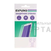 Стекло защитное Exployd для Samsung A80. 0.3 мм, Curved Edge, закругленный край, противоударное, пол