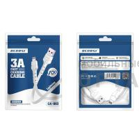 Кабель USB RECRSI CA883 Lightning белый Кабель USB RECRSI CA883 Lightning белый