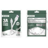 Кабель USB RECRSI CA883 Micro белый