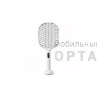 Мухобойка электрическая XIAOMI Qualitell Smart Digital Electric Fly Swatte S1 PRO, ABS+стальная сетка, 2000mAh, white