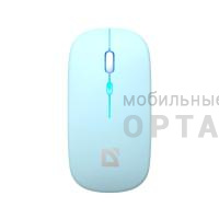 Беспроводная мышь DEFENDER Coda MB-261, 3 кнопки, 800-1600 dpi, Bluetooth, USB, синий (1/40)