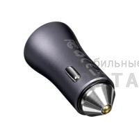 АЗУ блок питания Baseus Golden Contactor Pro Dual Fast Charger Car Charger C+C 40W Dark Gray АЗУ блок питания Baseus Golden Contactor Pro Dual Fast Charger Car Charger C+C 40W Dark Gray