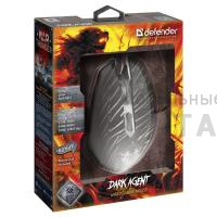 Мышь игровая, проводная DEFENDER Dark Agent GM-590L 6 кнопок,12800dpi Мышь игровая, проводная DEFENDER Dark Agent GM-590L 6 кнопок,12800dpi