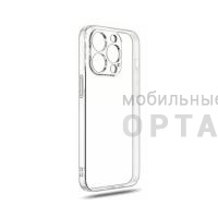 Чехол прозрачный силикон в техпаке, iPhone 13 Pro