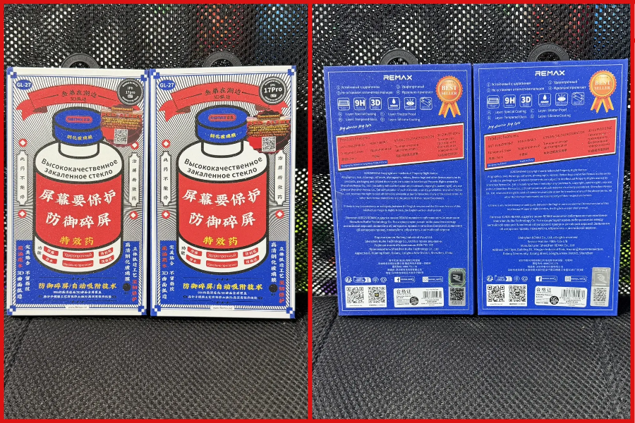 Защитное стекло REMAX GL-27 Medicine Glass. Как отличить подделку от оригинала 222t.png
