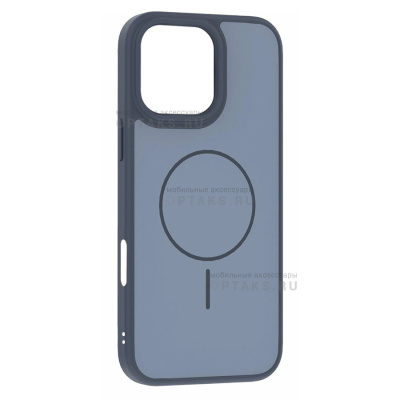 Чехол Matte Case MagSafe с защитой камеры в техпаке, iPhone 13/14, Blue