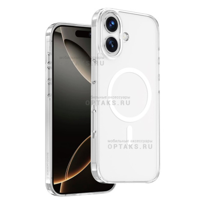 Чехол, KEEPHONE GLAZE MAGSAFE NON-BROKEN GLASS CASE для iPhone 17 CLEAR
